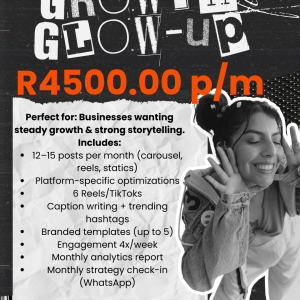 Social Media Growth Glow-Up Package